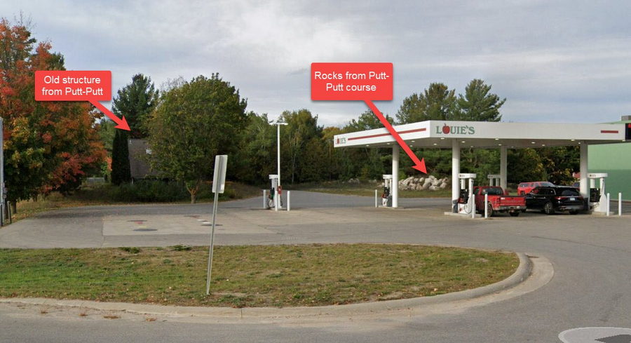 Boyne Rapids Adventure Golf - 2023 Street Views (newer photo)